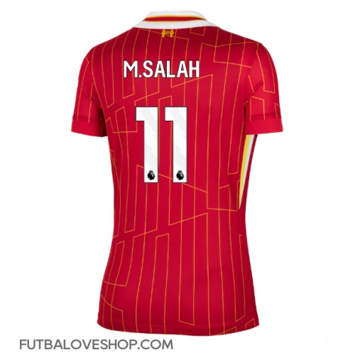 Dres Liverpool Mohamed Salah #11 Domáci pre Ženy 2024-25 Krátky Rukáv